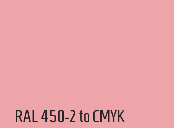 RAL 450-2 to CMYK