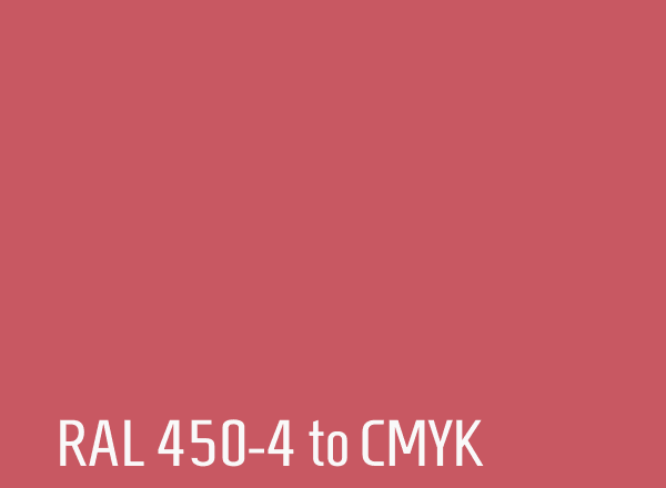 RAL 450-4 to CMYK