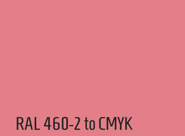 RAL 460-2 to CMYK