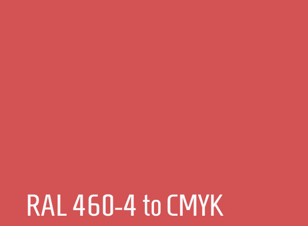 RAL 460-4 to CMYK