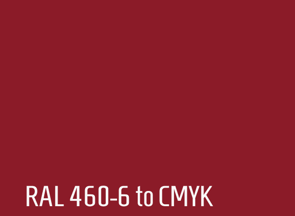 RAL 460-6 to CMYK