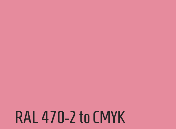 RAL 470-2 to CMYK