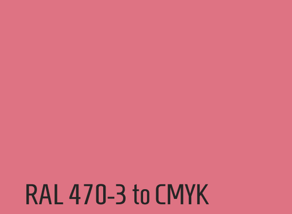 RAL 470-3 to CMYK