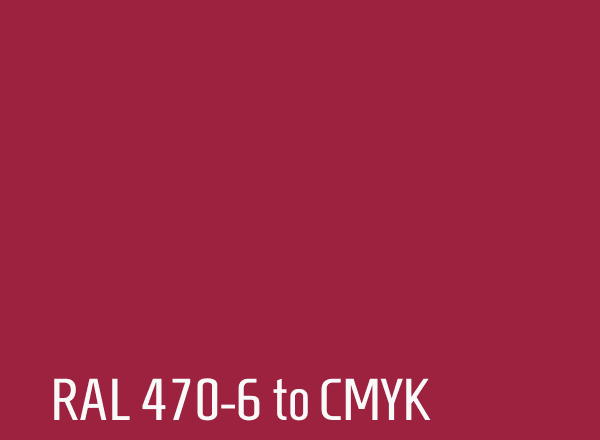 RAL 470-6 to CMYK