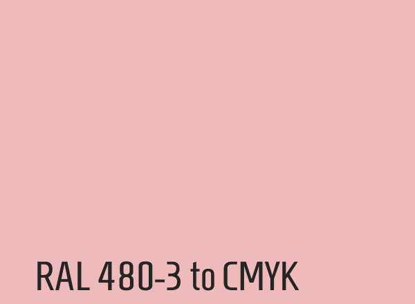 RAL 480-3 to CMYK