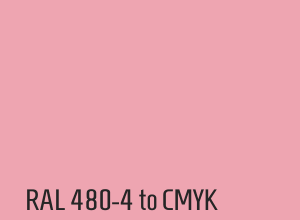 RAL 480-4 to CMYK