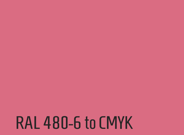 RAL 480-6 to CMYK