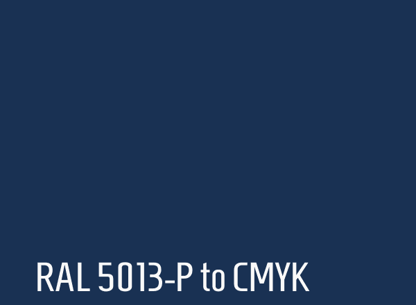 RAL 5013-P to CMYK
