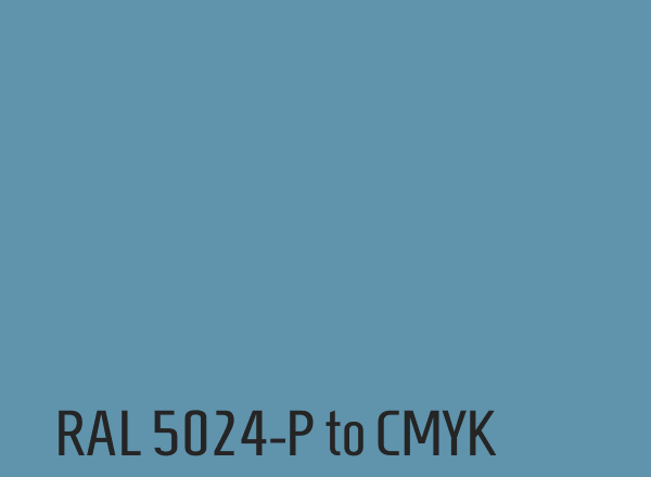 RAL 5024-P to CMYK