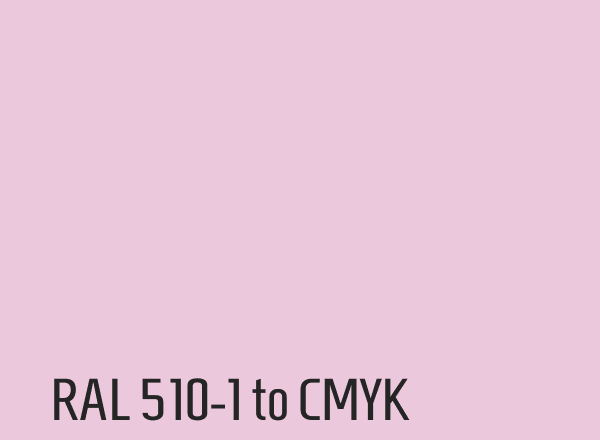 RAL 510-1 to CMYK