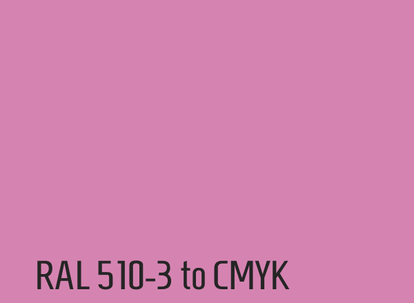 RAL 510-3 to CMYK