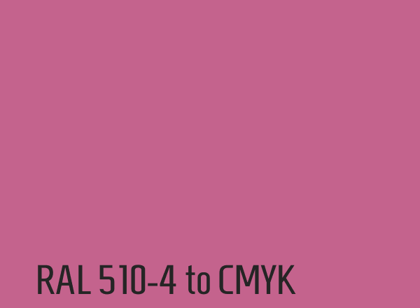 RAL 510-4 to CMYK