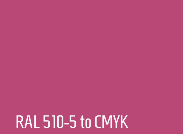 RAL 510-5 to CMYK