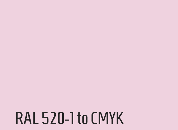 RAL 520-1 to CMYK