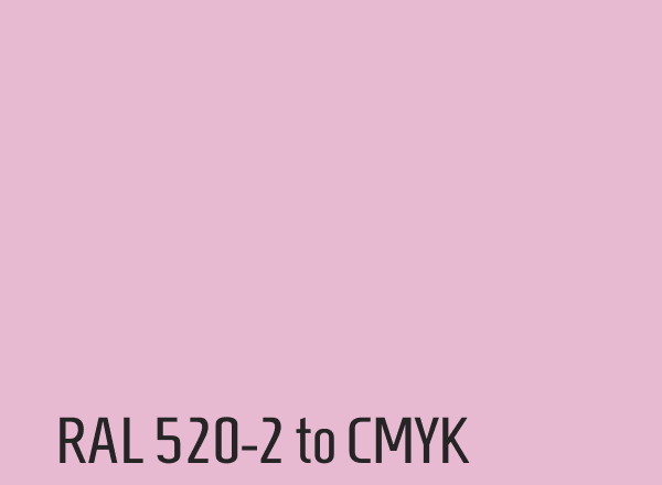 RAL 520-2 to CMYK