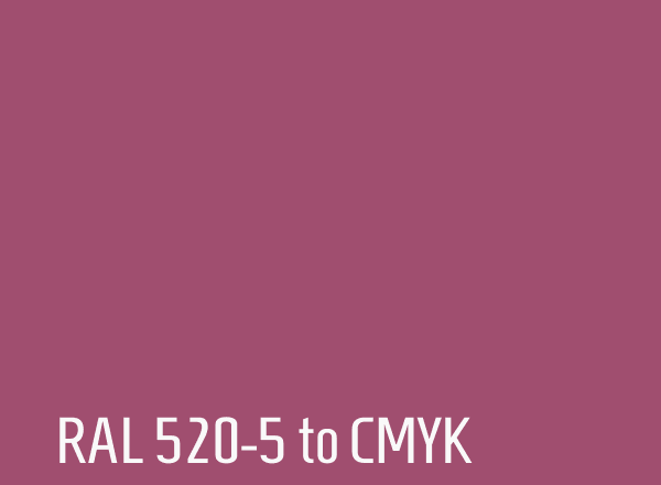 RAL 520-5 to CMYK