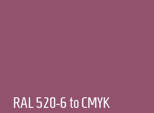 RAL 520-6 to CMYK