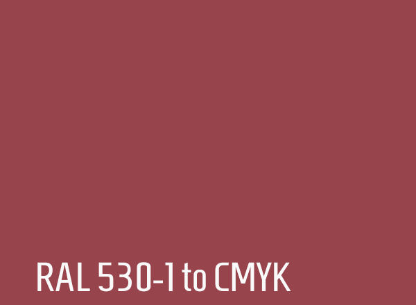 RAL 530-1 to CMYK