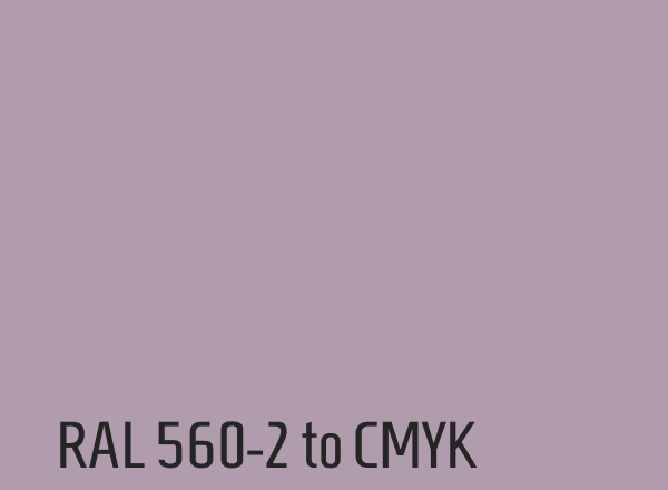 RAL 560-2 to CMYK