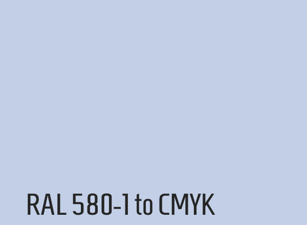 RAL 580-1 to CMYK