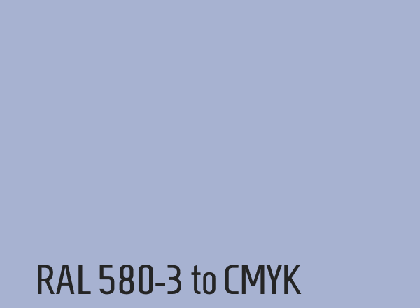 RAL 580-3 to CMYK