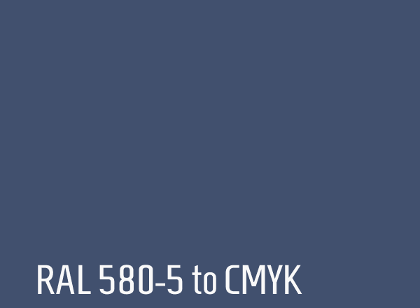 RAL 580-5 to CMYK