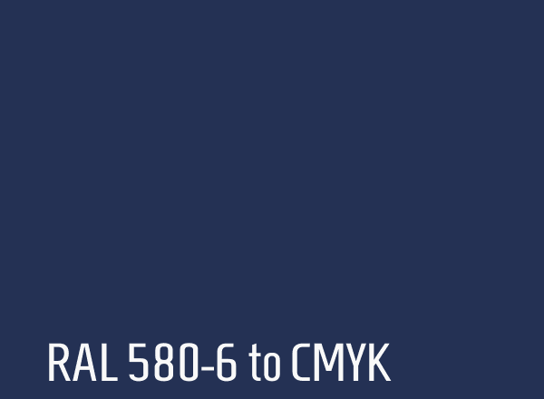 RAL 580-6 to CMYK