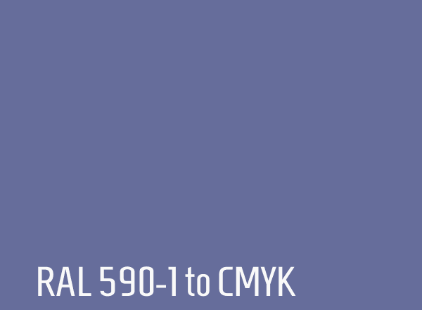 RAL 590-1 to CMYK