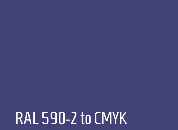 RAL 590-2 to CMYK