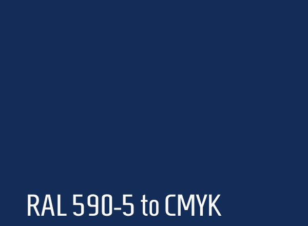 RAL 590-5 to CMYK