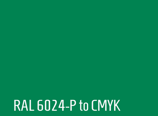 RAL 6024-P to CMYK