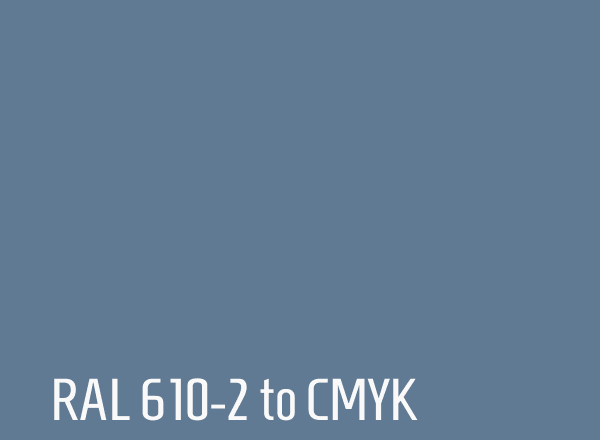 RAL 610-2 to CMYK