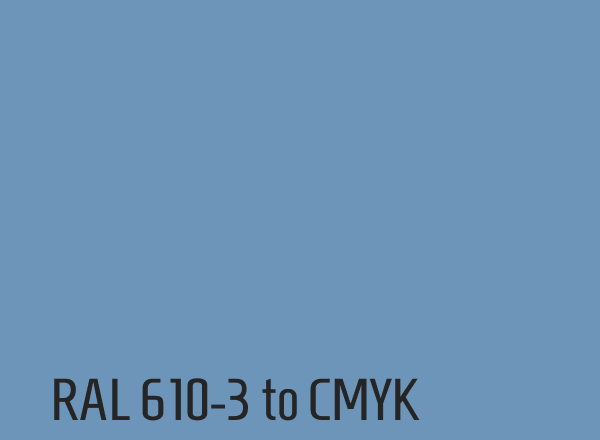 RAL 610-3 to CMYK