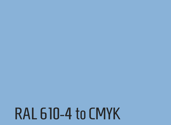 RAL 610-4 to CMYK