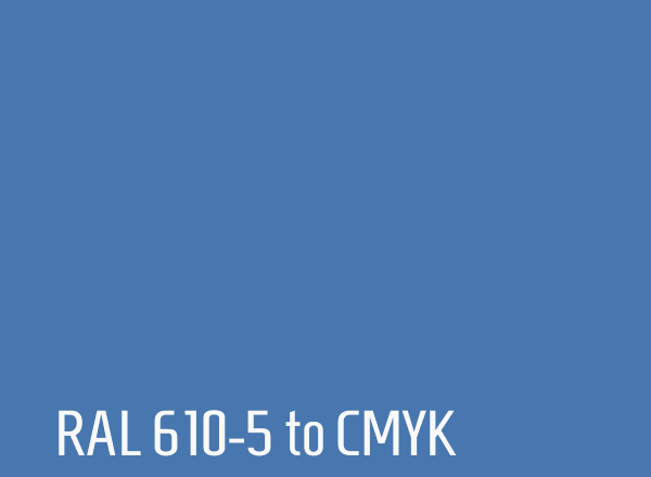 RAL 610-5 to CMYK