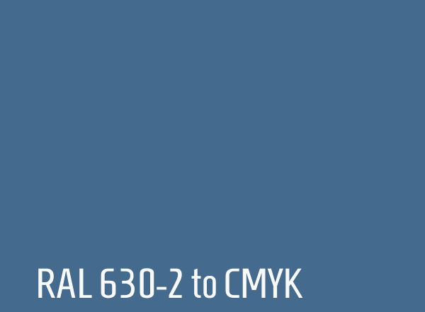 RAL 630-2 to CMYK
