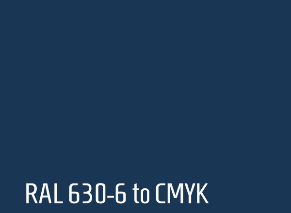 RAL 630-6 to CMYK
