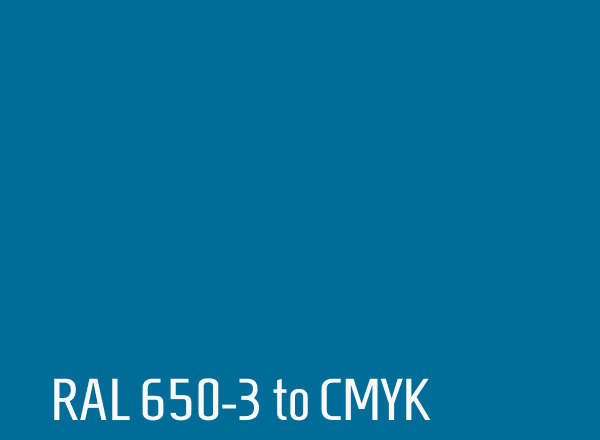 RAL 650-3 to CMYK