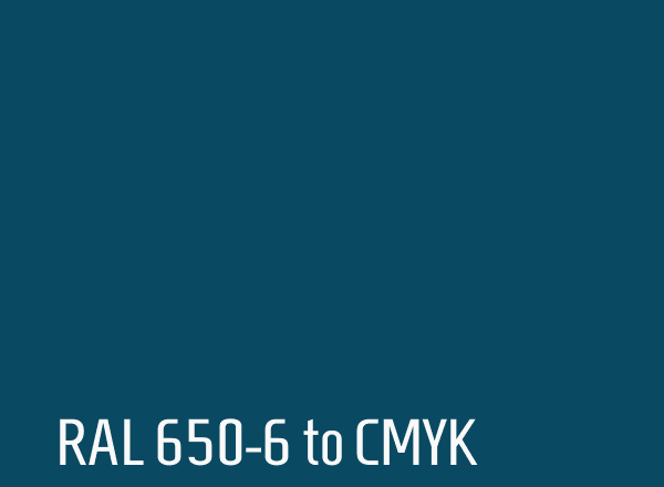 RAL 650-6 to CMYK