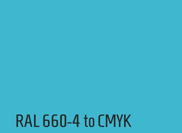 RAL 660-4 to CMYK