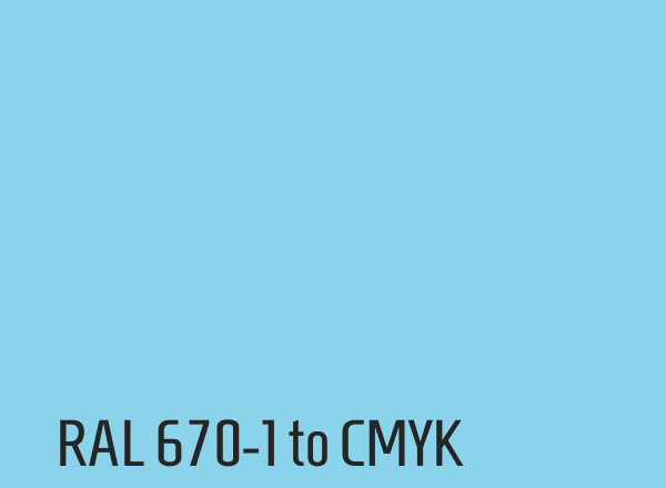 RAL 670-1 to CMYK