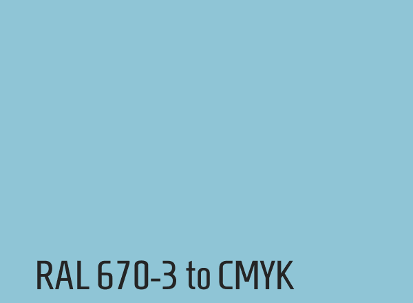 RAL 670-3 to CMYK