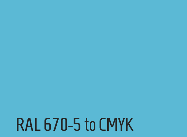 RAL 670-5 to CMYK
