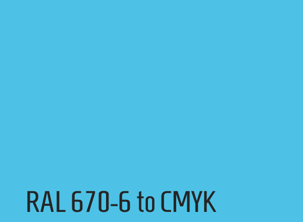 RAL 670-6 to CMYK