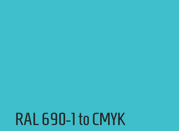 RAL 690-1 to CMYK