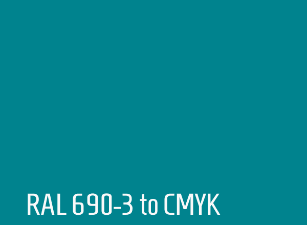 RAL 690-3 to CMYK