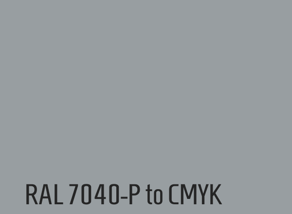 RAL 7040-P to CMYK