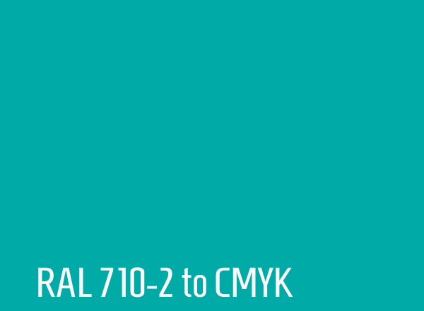 RAL 710-2 to CMYK