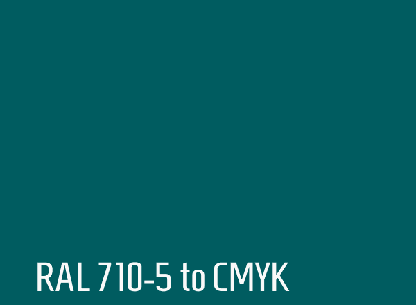 RAL 710-5 to CMYK