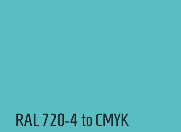 RAL 720-4 to CMYK